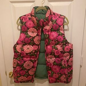 LILLY PULITZER Reversable Down Vest